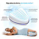 Travesseiro Ortopédico Almofada para Pernas e Coluna FISIOPRATI