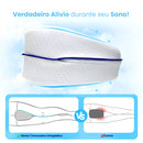 Travesseiro Ortopédico Almofada para Pernas e Coluna FISIOPRATI