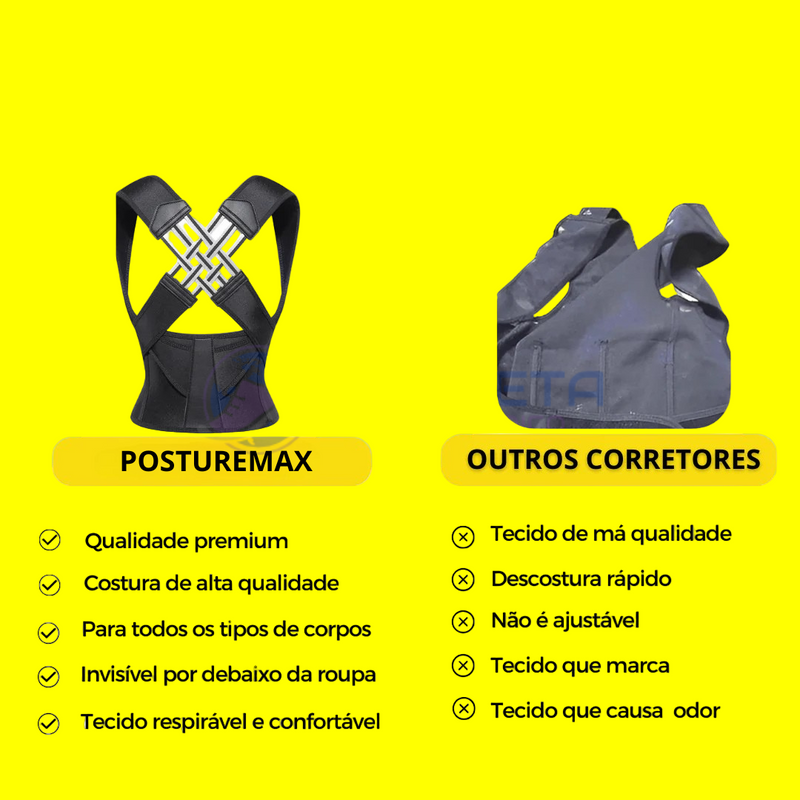 Posture Max - Corretor Postural Ortopédico