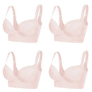 Kit 4 Sutiãs Becca Push-Up Modelador