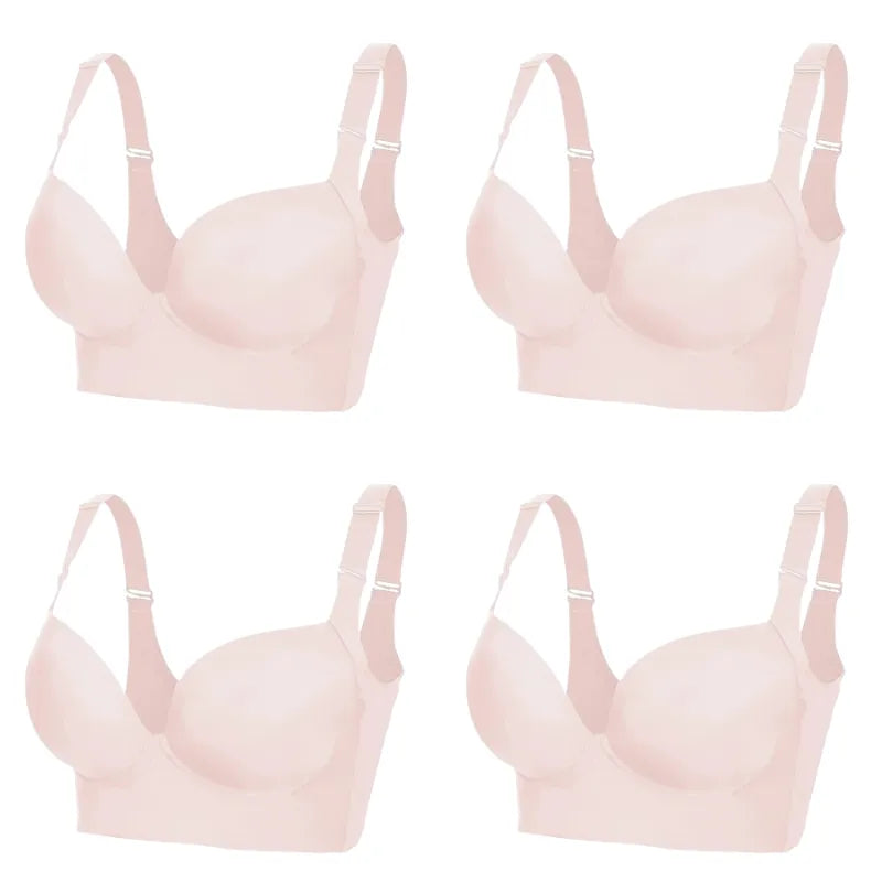 Kit 4 Sutiãs Becca Push-Up Modelador